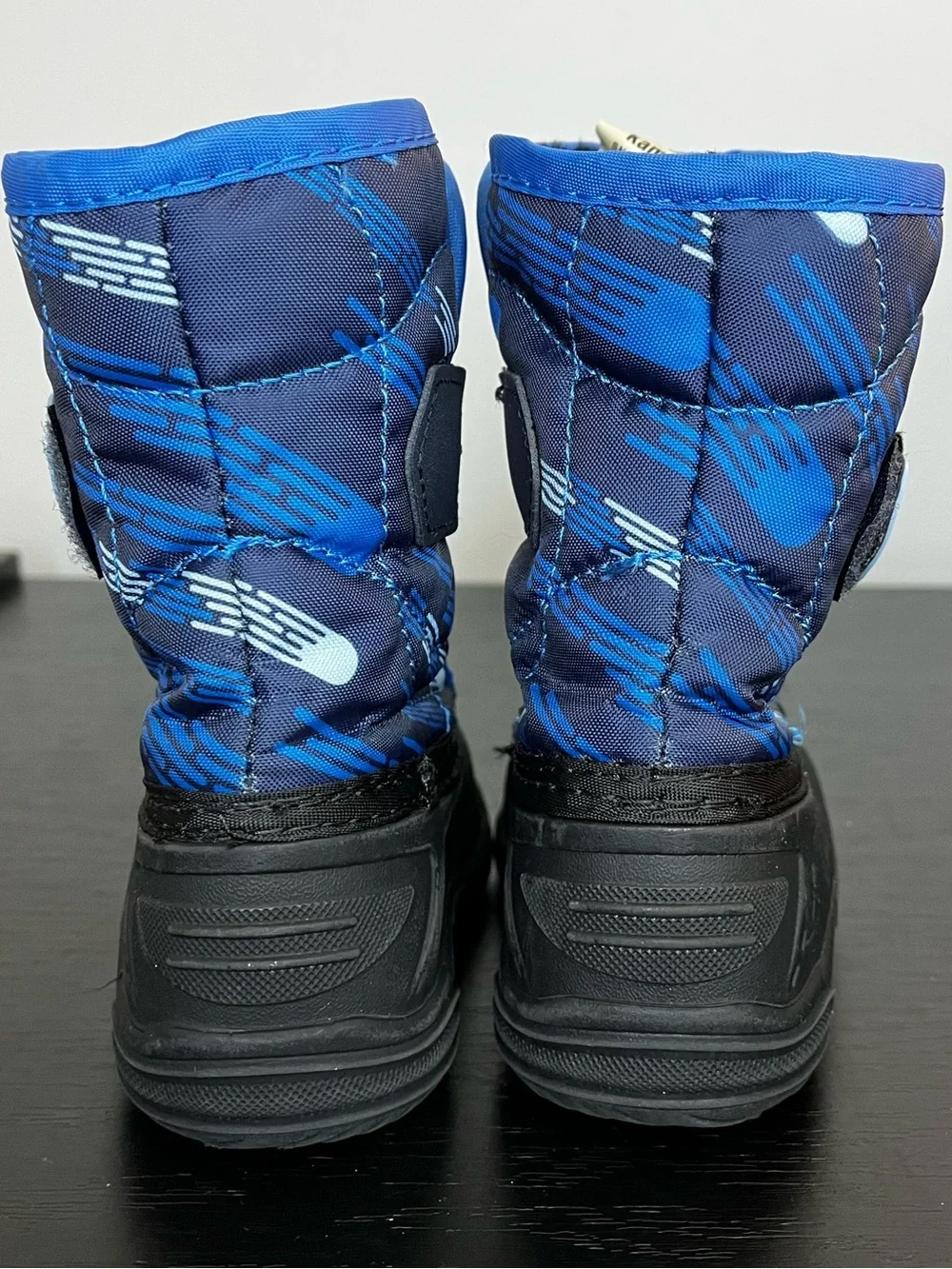 Kamik Kids Blue Black Winter Snow Boots Insulated Toddler 6
